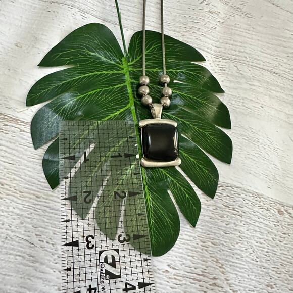BOGO FREE BLACK STONE SILVER NECKLACE - Picture 7 of 7
